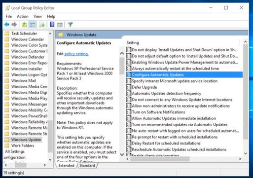 How to change Group Policy
