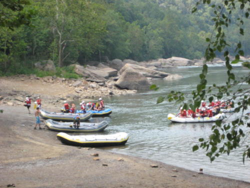 white water rafting in Fayetteville WV